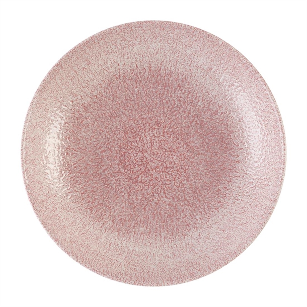 Churchill Raku Pink Quartz Evolve Coupe Plate 10.25" Box 12