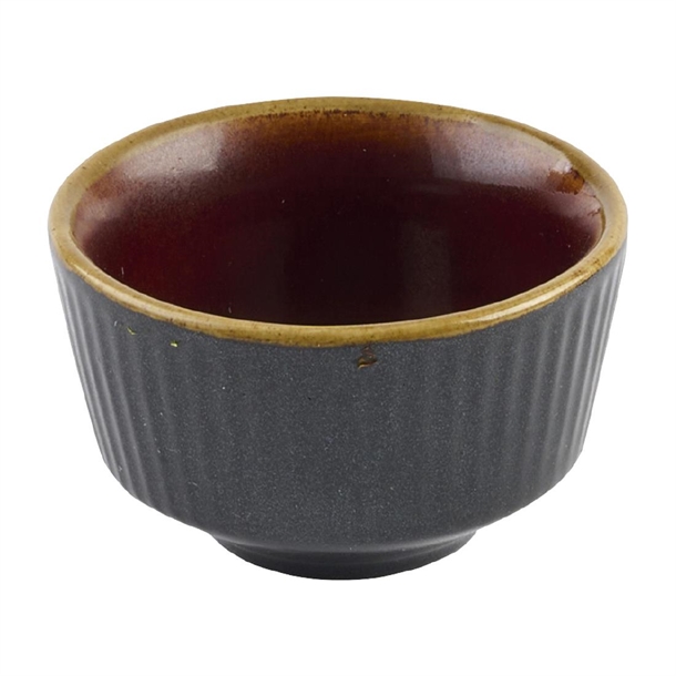 Nourish Tokyo Black Kochi Dip Pot 48x80mm (Box 12) (Direct)