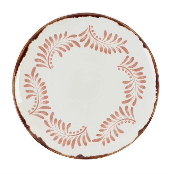 Harvest Mediterranean Terracotta Organic Coupe Plate 295mm (Box 12) (B2B)