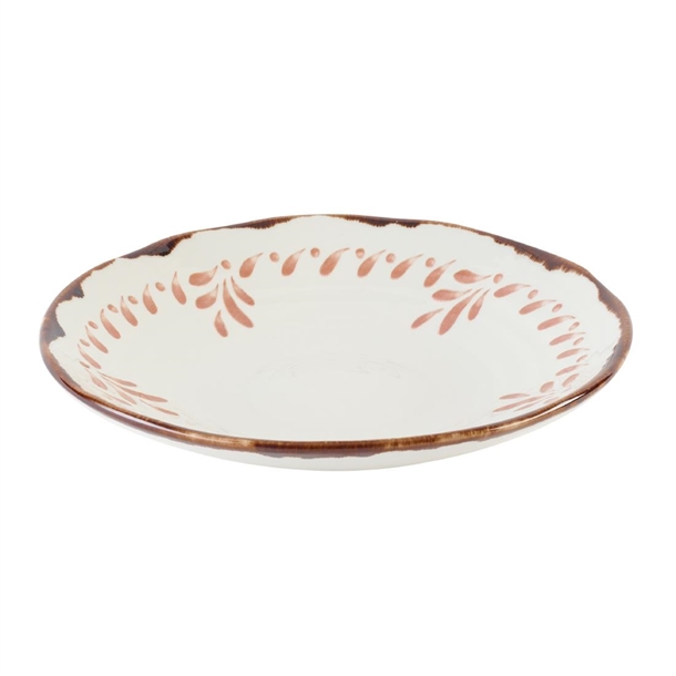 Harvest Mediterranean Terracotta Organic Coupe Bowl 250mm (Box 12) (B2B)
