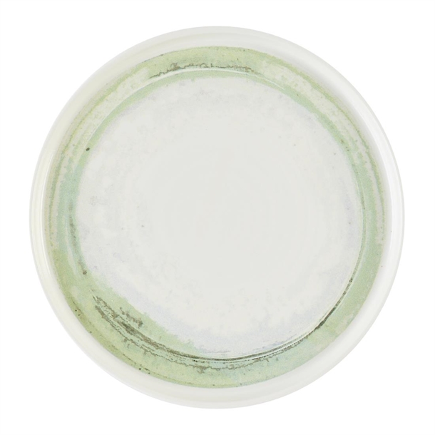 The Maker's Collection Finca Flint Round Walled Plate 260mm (Box 6) (B2B)