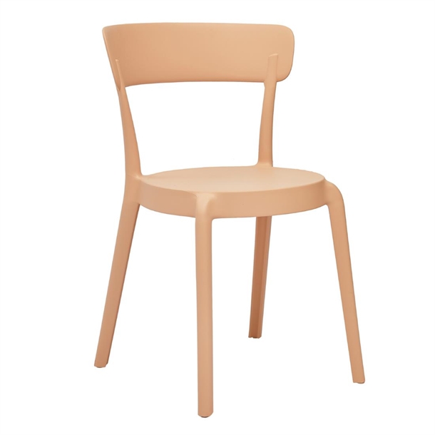 Bolero Mila Café Chairs Nude Pink (Pack 2)