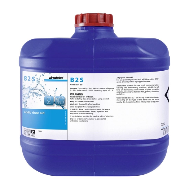 Winterhalter Universal Liquid Glass & Dishwashing Rinse Aid - 15 Litre