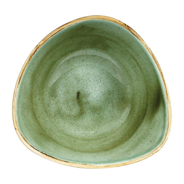 Churchill Stonecast Samphire Green Lotus Bowl 7" Box 12