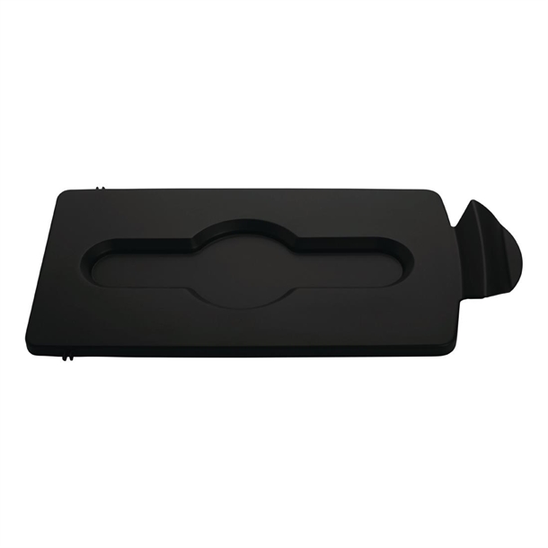 Rubbermaid SJRS Stream Topper - Black Closed Lid