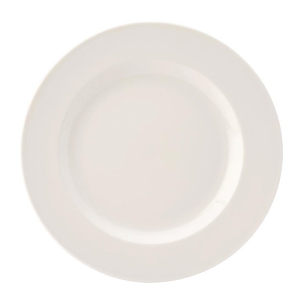 Wide Rim Plate - 250mm 10" (Box 24)