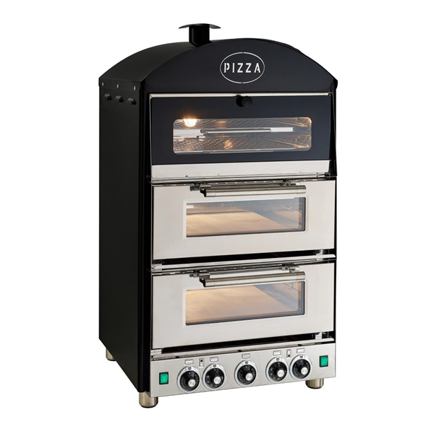 King Edward Pizza King Double Oven with Warmer (Direct)