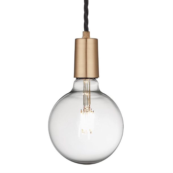 Sleek Edison Pendant - 1 Wire - Brass (Direct)