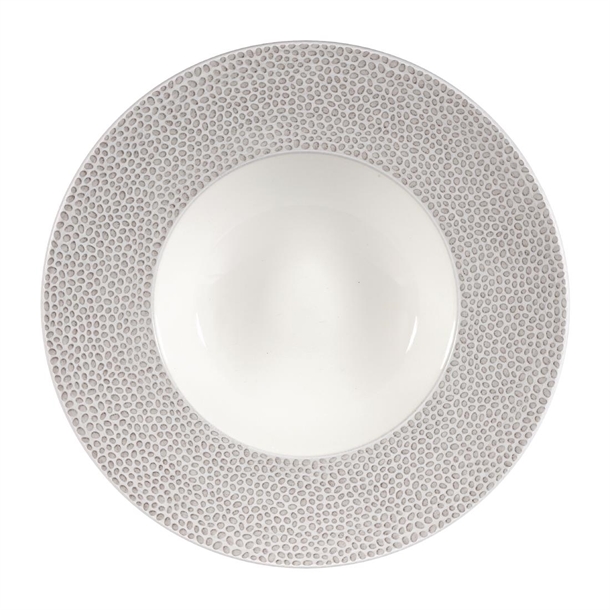 Churchill Isla Spinwash Shale Grey Wide Rim Bowl - 9 1/2" (Box 12) (B2B)