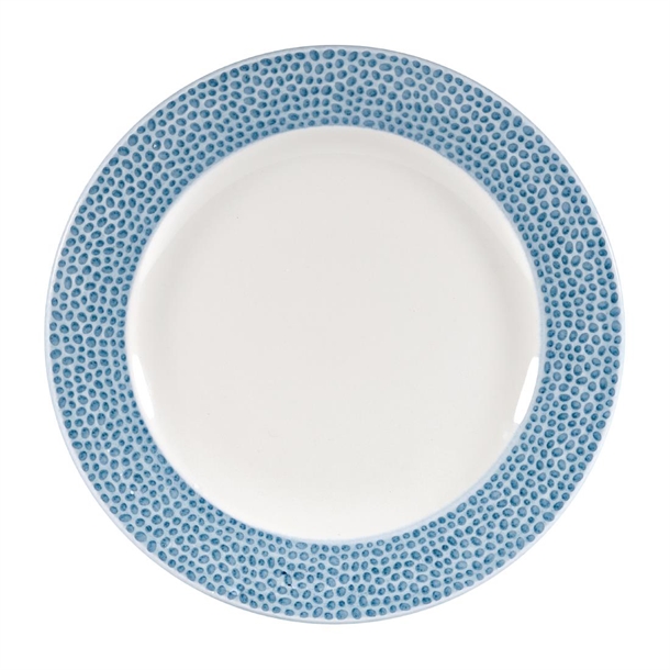 Churchill Isla Spinwash Ocean Blue Plate - 8 1/4" (Box 12) (B2B)