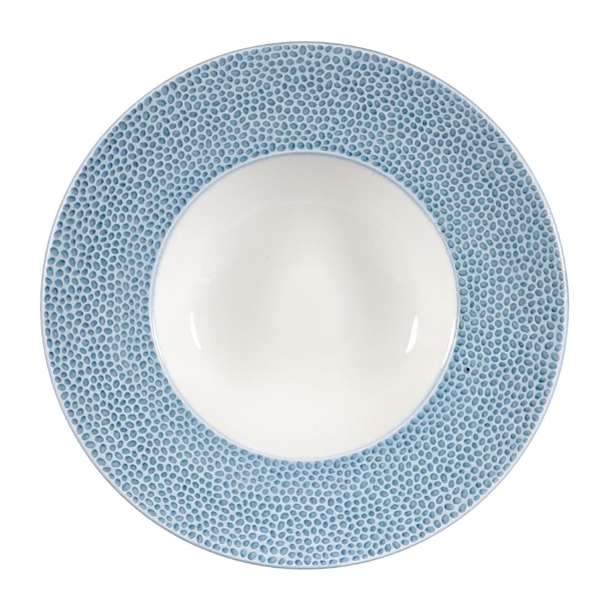 Churchill Isla Spinwash Ocean Blue Wide Rim Bowl - 9 1/2" (Box 12) (B2B)