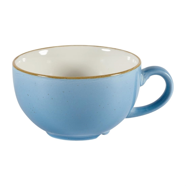 Churchill Stonecast Cornflower Blue Cappuccino Cup - 8oz (Box 12) (B2B)