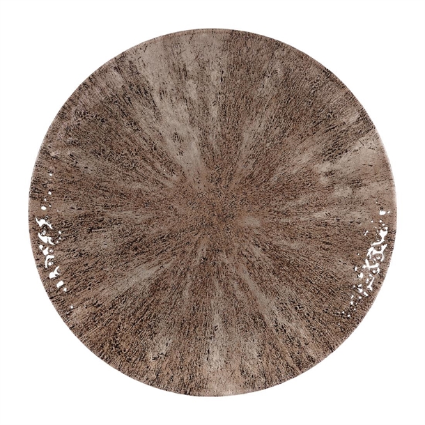 Churchill Stone Zircon Brown Evolve Coupe Plate - 10 1/4" (Box 12) (B2B)