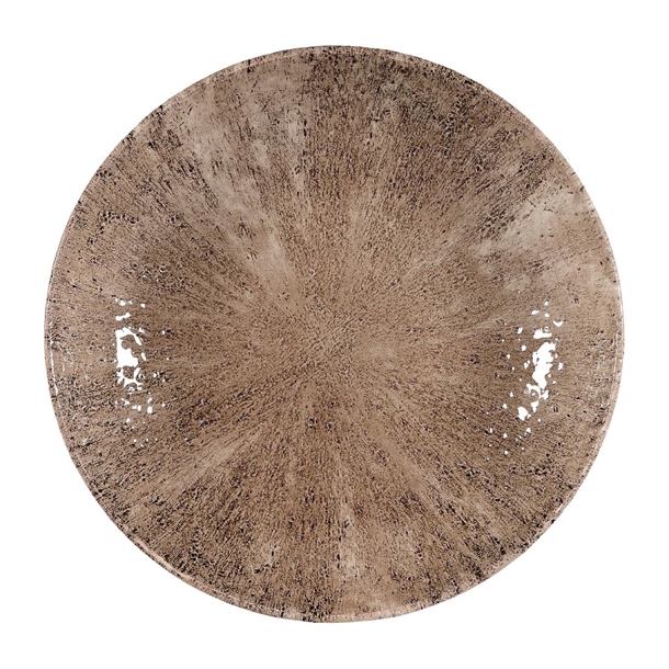Churchill Stone Zircon Brown Evolve Coupe Plate - 8.67" (Box 12) (B2B)