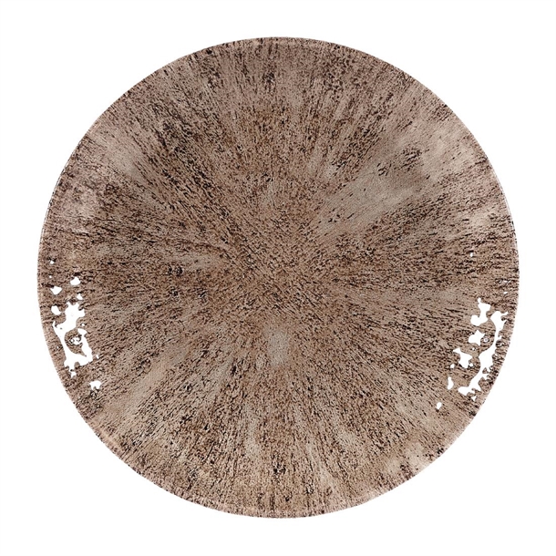 Churchill Stone Zircon Brown Evolve Coupe Plate - 6 1/2" (Box 12) (B2B)