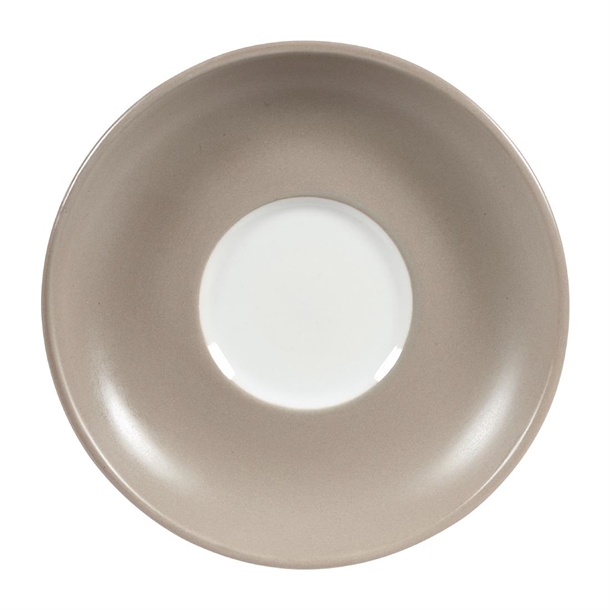 Menu Shades Smoke Med Saucer - 6" (Box 6) (B2B)