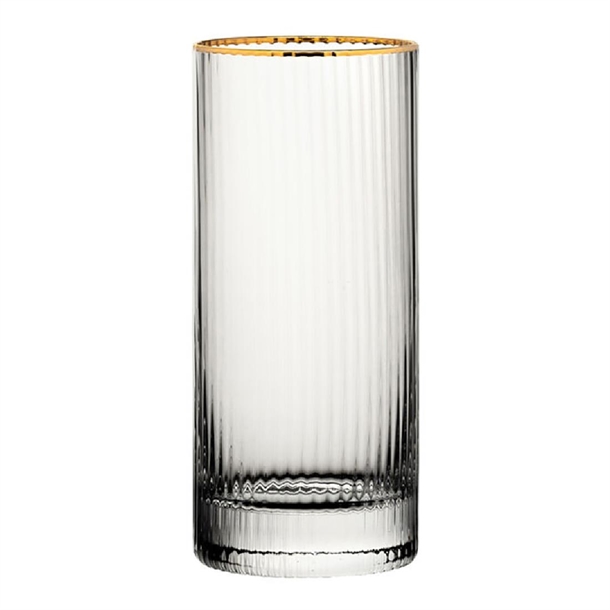 Utopia Hayworth Hiballgläser mit Goldrand Gläser 355ml (6 Stück)