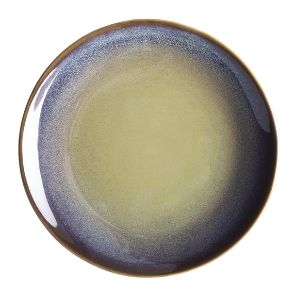 Olympia Birch Aubergine Coupe Plate - 205mm (Box 6)