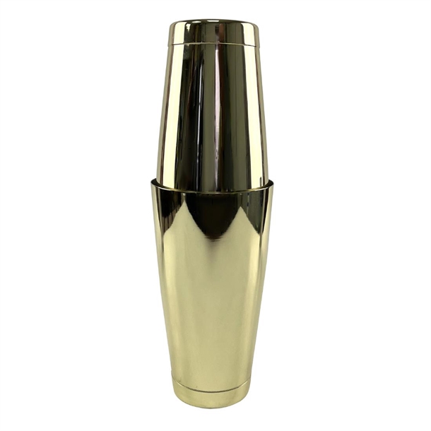 Beaumont Boston Can Set Gold Plated - 828ml & 532ml