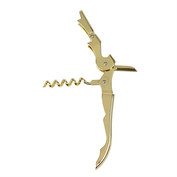 Beaumont Stainless Steel Waiters Friend- Gold plated