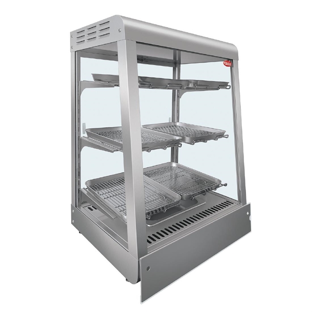 Hatco GloMax Countertop Heated DisplayCase Rear Sliding Doors GMHDH-2PT(B2B)
