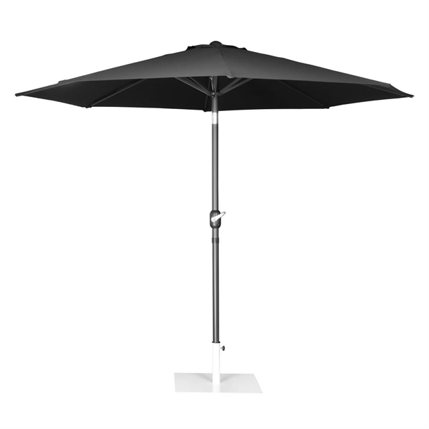 Bolero Sevilla Runder Sonnenschirm 3m Durchmesser Schwarz