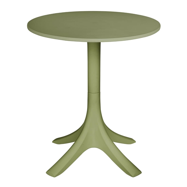 Bolero Verona 700mm Round Café Table - Olive Green - SA833 - Nisbets