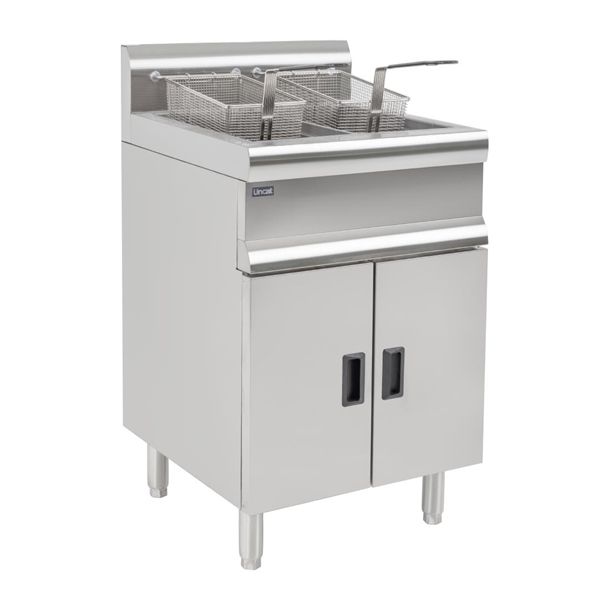 Lincat Fryer Free Standing - Nat Gas Twin Tank