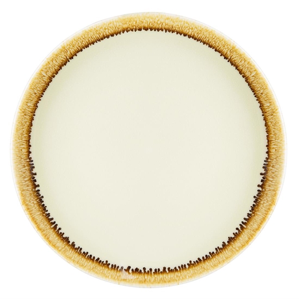 Olympia Kiln Sandstone Round Coupe Plate - 180mm 7" (Box 6)