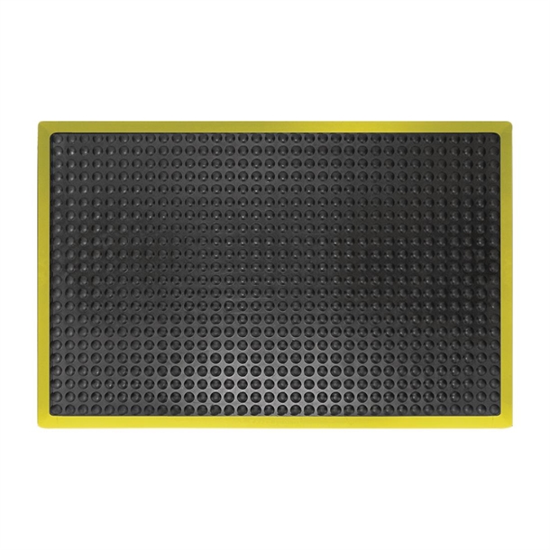 COBA Bubblemat Black/Yellow - 0.9x1.2m (Direct)