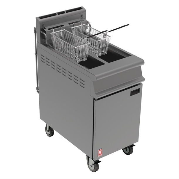 Falcon Twin Pan with Filtration on Castors Propane G3845F (B2B)