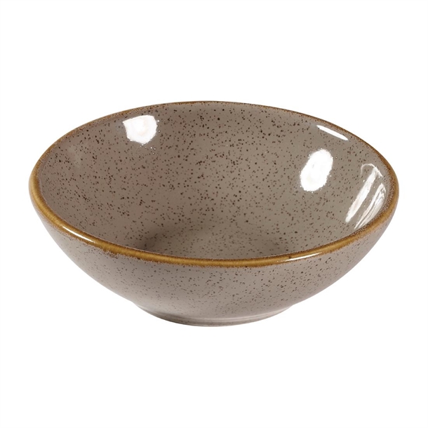 Churchill Stonecast Grey Shallow Bowl 6Oz Box 12