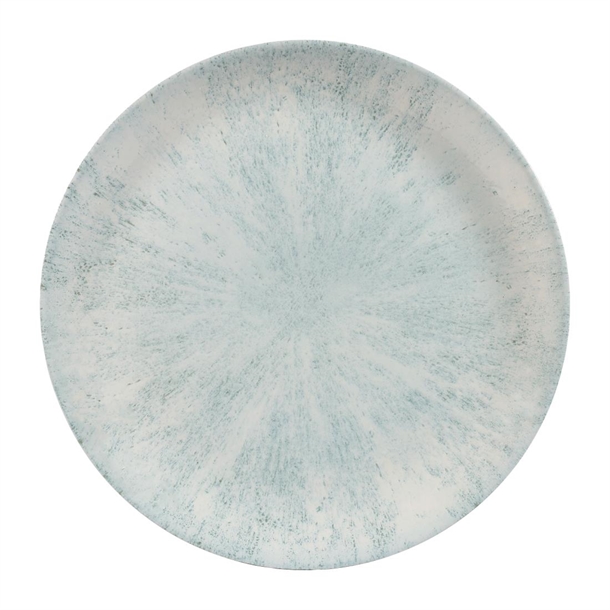 Churchill Stone Aquamarine Coupe Plate - 28.8cm 11 1/4" (Box 12) (B2B)