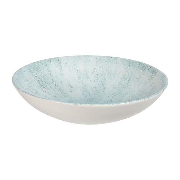 Stone Aquamarine Coupe Bowl - 18.2cm 7 1/4" 42.6cl 15oz (Box 12) (B2B)