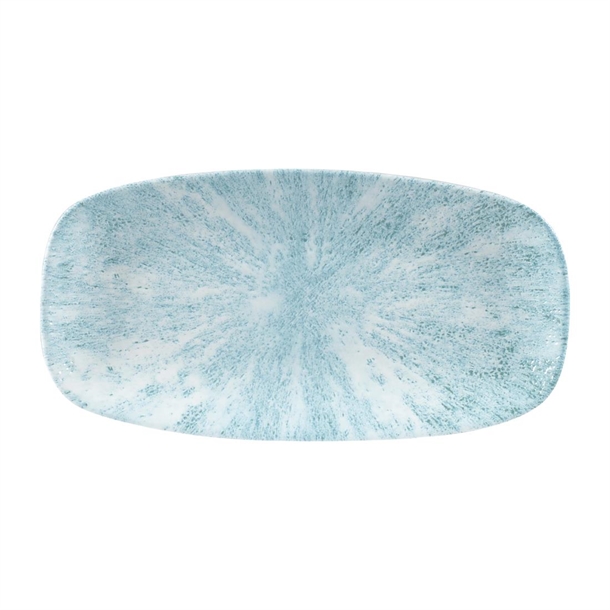 Stone Aquamarine Chefs Oblong Plate - No3 298x153mm 11 3/4x6" (Box 12) (B2B)