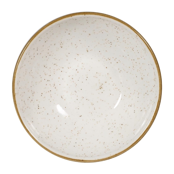 Churchill Stonecast Barley White Shallow Bowl 9Oz Box 12