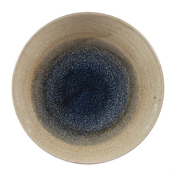 Stonecast Aqueous Bayou Taupe Deep Coupe Plate27x225mm8 7/8"(Box 12)(B2B)