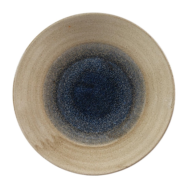 Stonecast Aqueous Bayou Taupe Deep Coupe Plate255x35mm 10"(Box 12)(B2B)