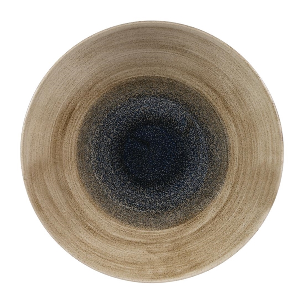 Stonecast Aqueous Bayou Taupe Deep Coupe Plate281-37mm 11"(Box 12)(B2B)
