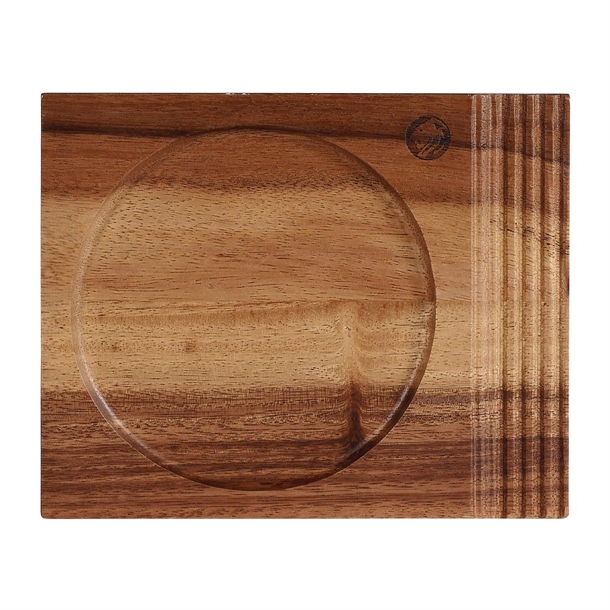 Alchemy Wood Single Handled Board - 177x142mm 7x5 1/2" (Box 4) (Direct)