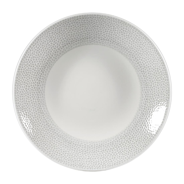 Churchill Isla Spinwash Shale Grey Deep Coupe Plate 255x35mm 10"(Box 12)(B2B)