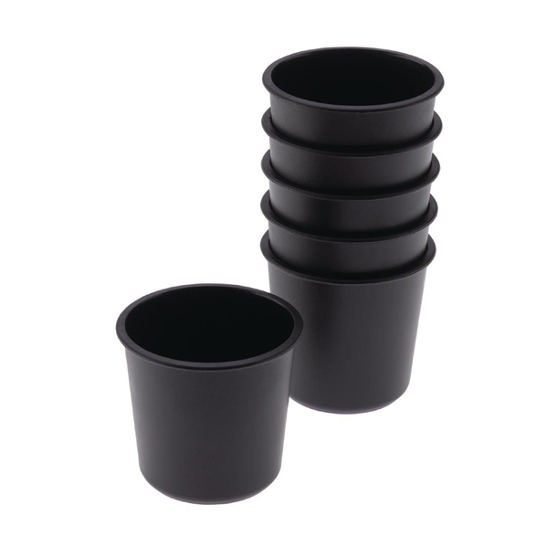 MatferBourgeat Exoglass Dariole Mould - 60x60mm (Pack 6) (B2B)