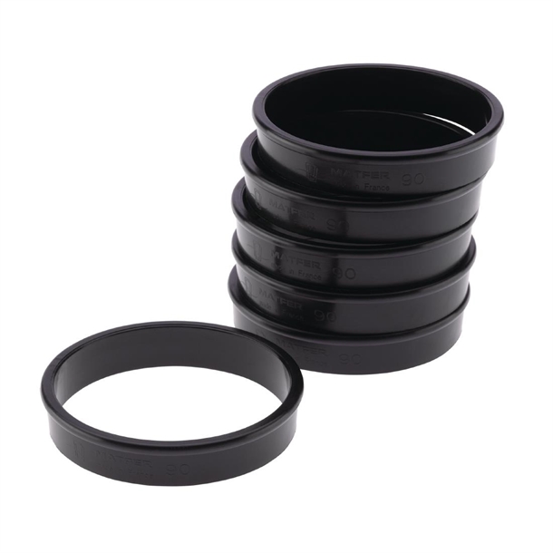 MatferBourgeat Exoglass Tart Ring - 90x19mm (Pack 6) (B2B)