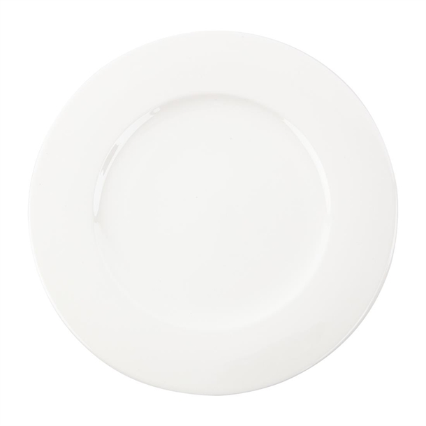 Royal Bone Ascot Wide Rim Flat Profile Plate - 275mm (Box 6)