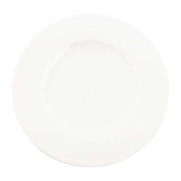 Royal Bone Ascot Wide Rim Flat Profile Plate - 175mm (Box 12)
