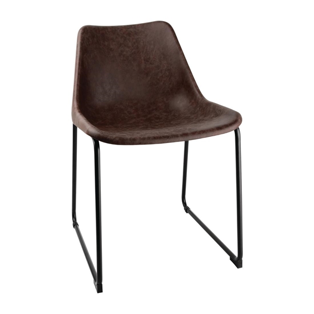 Bolero Rodeo Beistellstühle Mokka (2 Stück)