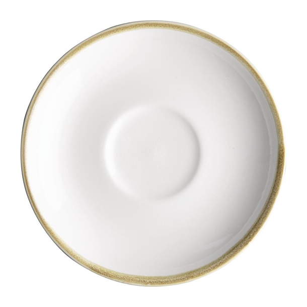 Olympia Kiln Chalk Saucer (Fits FB990) - 160mm 6 3/10" (Box 6)