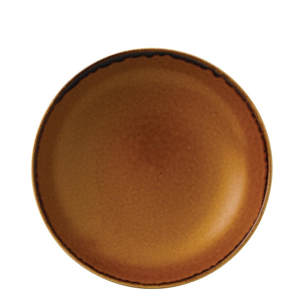 Dudson Harvest Evolve Coupe Bowl Brown 182mm 7 1/4" 426ml 15oz (Box 12)