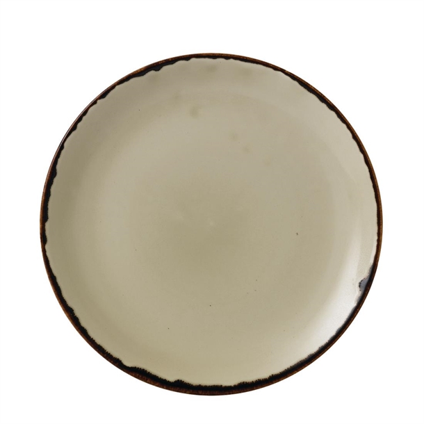 Dudson Harvest Evolve Coupe Plate Linen 260mm 10 1/4" (Box 12) (B2B)
