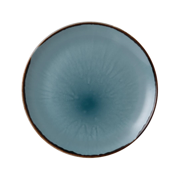 Dudson Harvest Evolve Coupe Plate Blue - 260mm 10 1/4" (Box 12) (Direct)